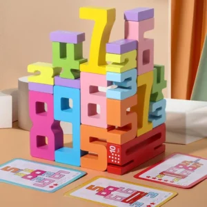 Wooden Number Blocks 1-10