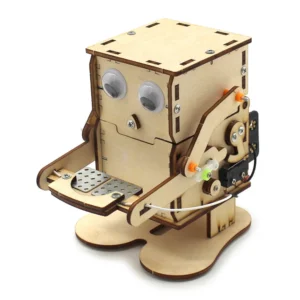 Robot Eating Coin Wood